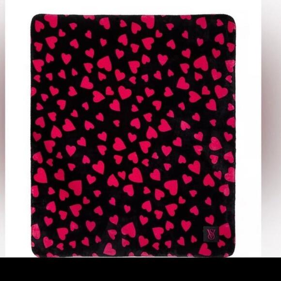 Victoria’s Secret Heart Blanket - Picture 2 of 3